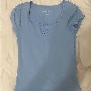 Aeropostale Light Blue Short Sleeve Tee